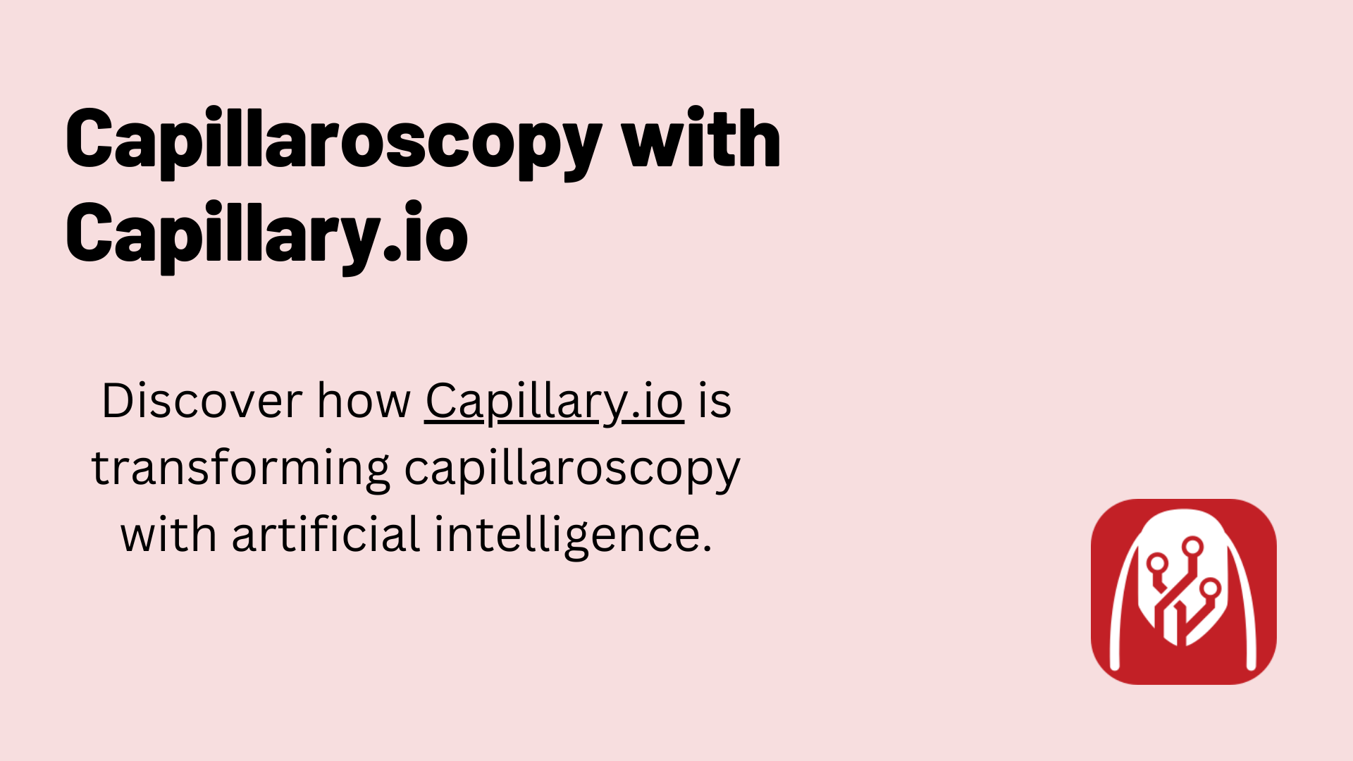 I fondatori di Capillary.io presentano Capillary.io con una capillaroscopia ungueale dal vivo e l'interpretazione delle immagini basata sull'IA.